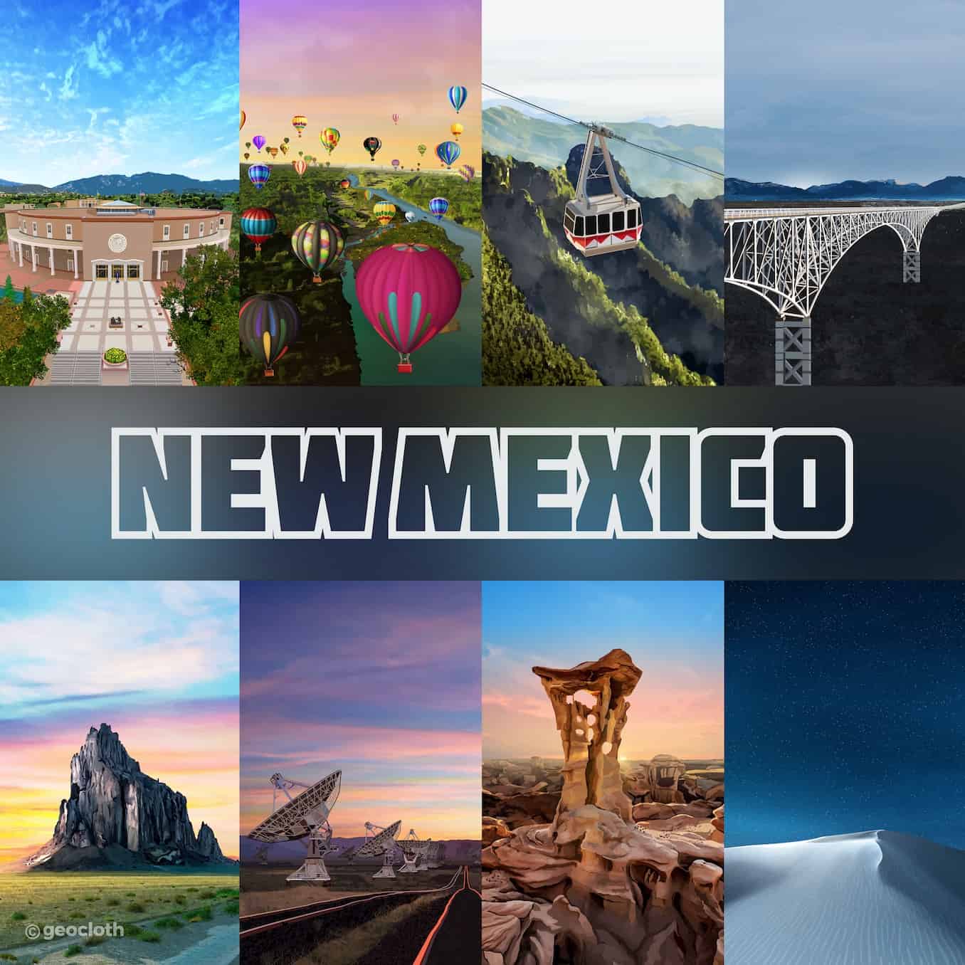 New Mexico geocloth