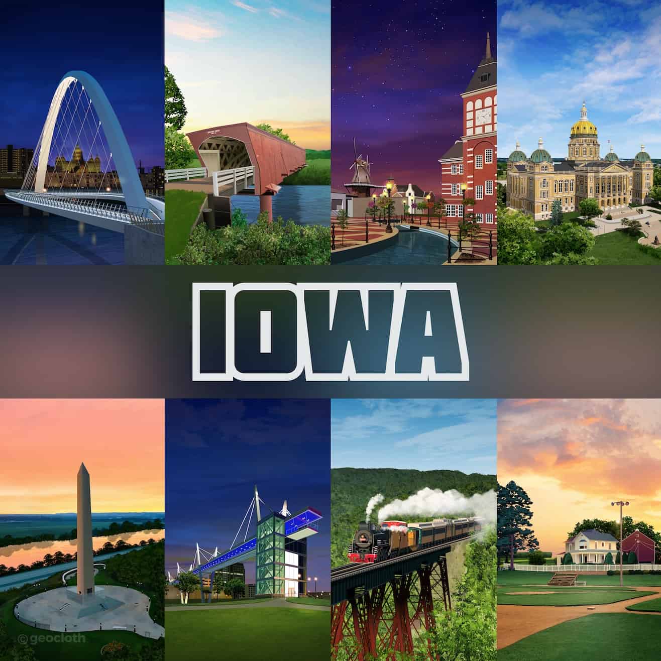 Iowa geocloth
