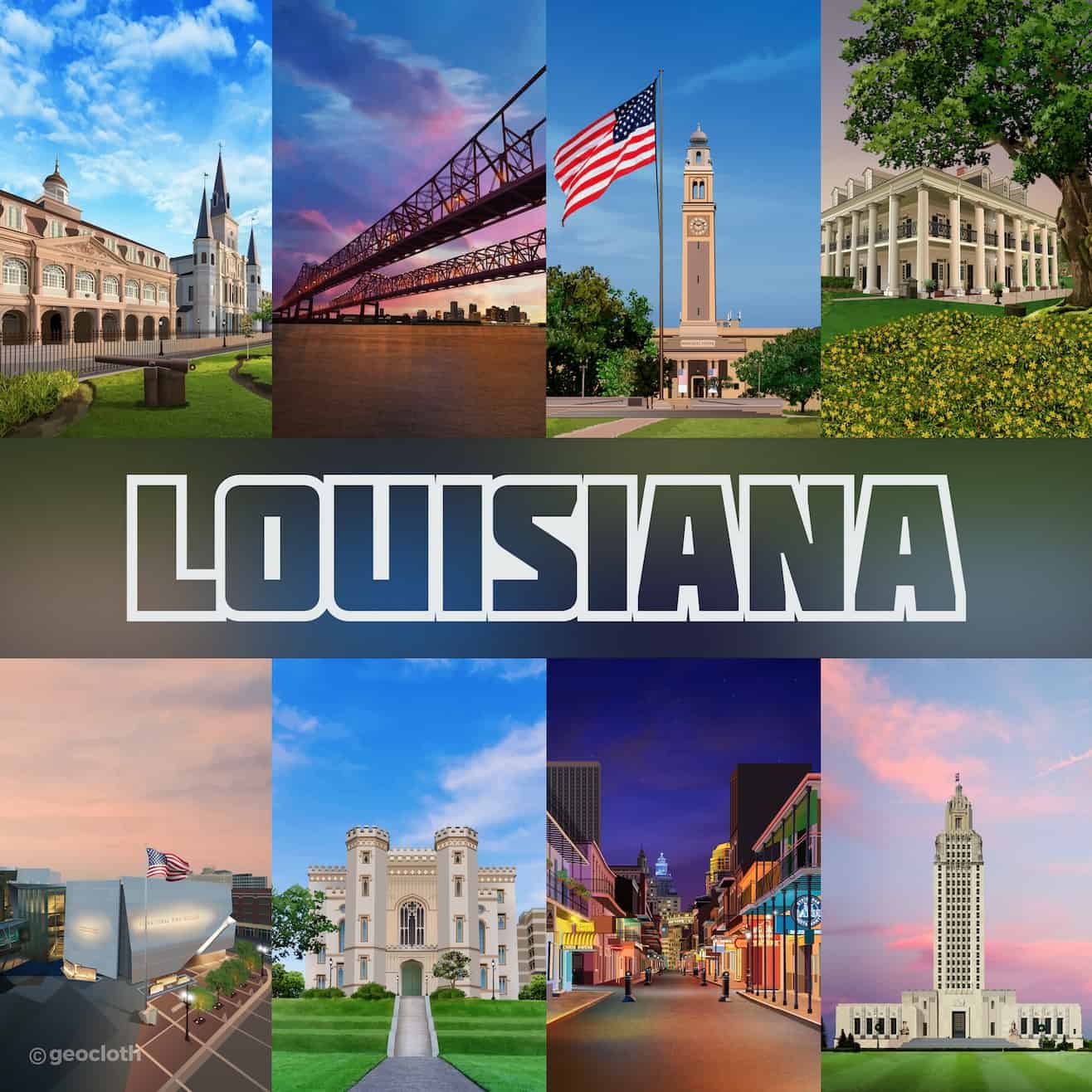 Louisiana geocloth