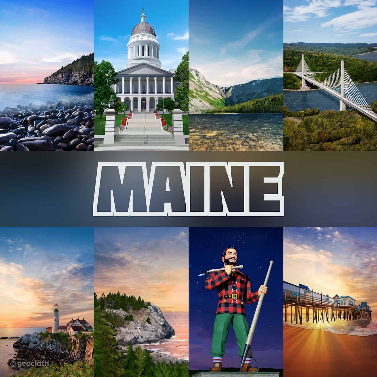 Maine geocloth