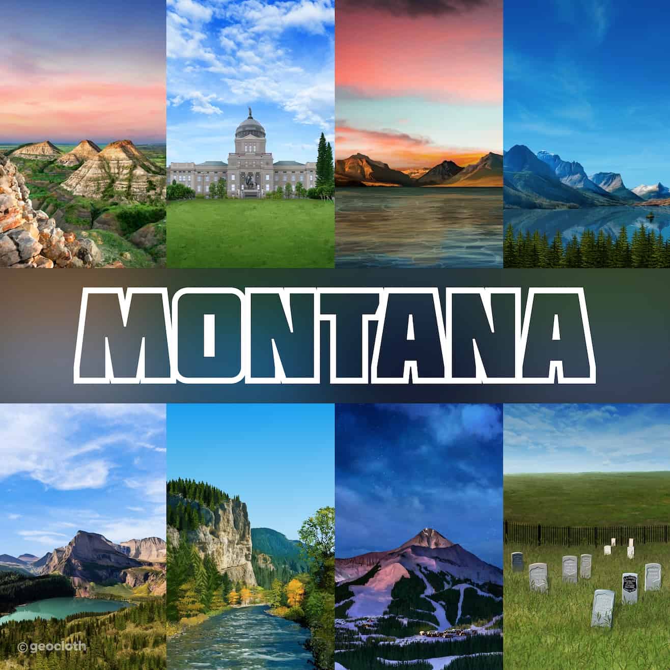Montana geocloth