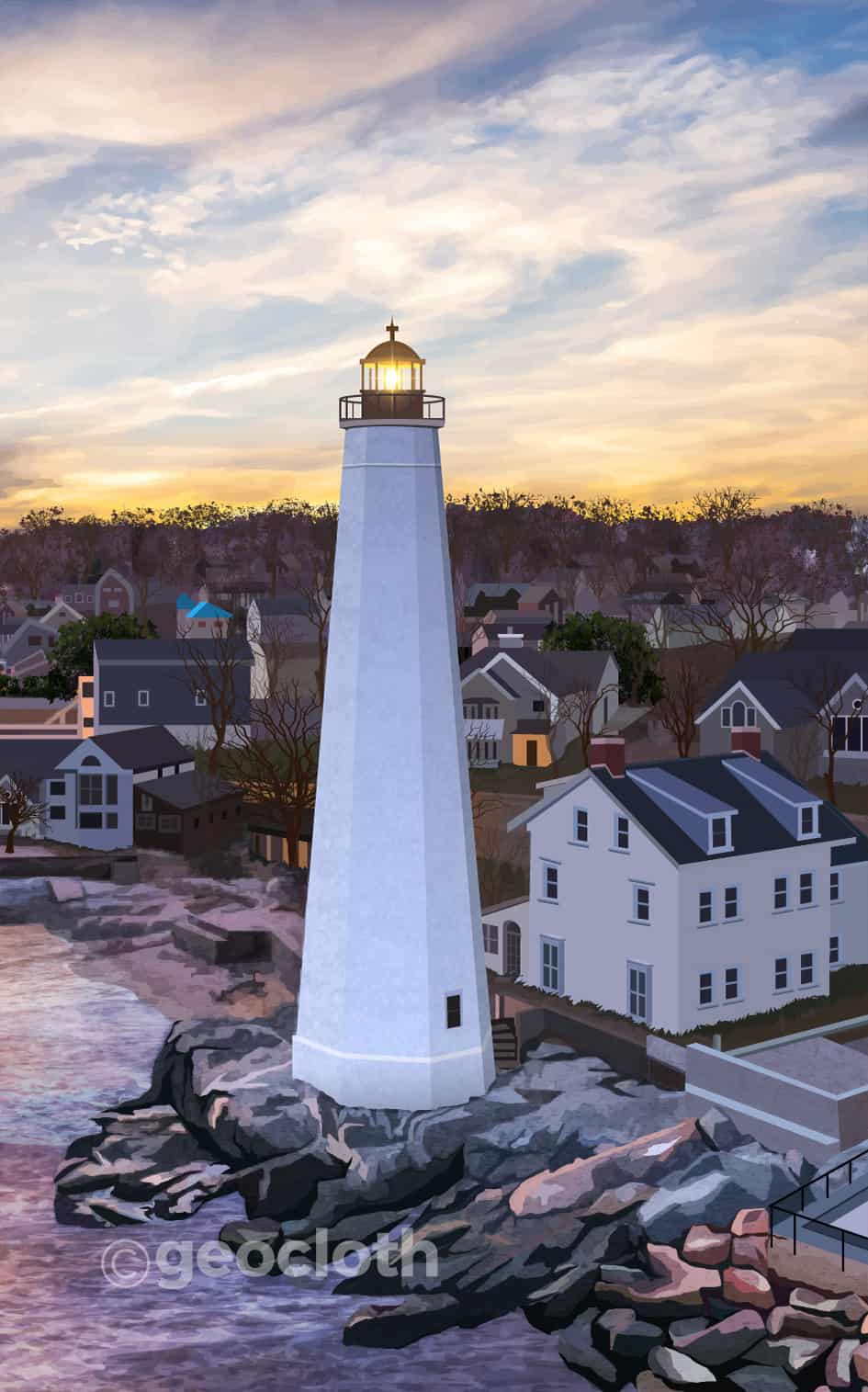 New London Harbor Light