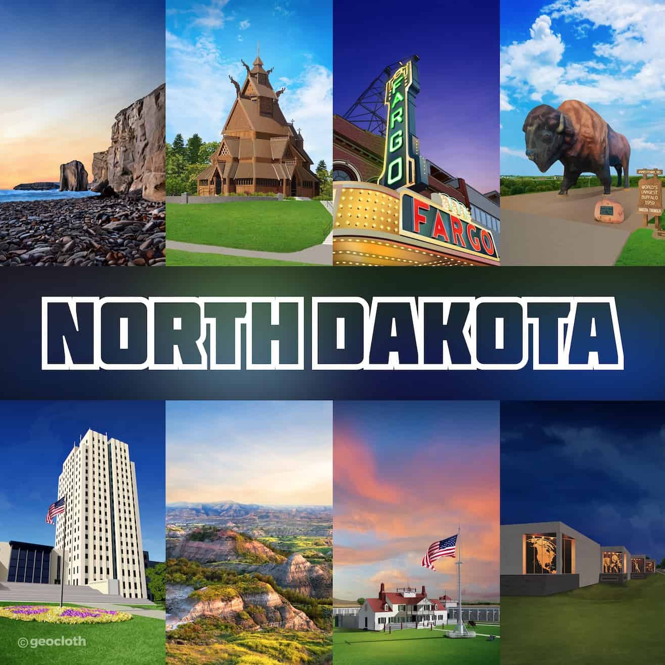 North Dakota geocloth